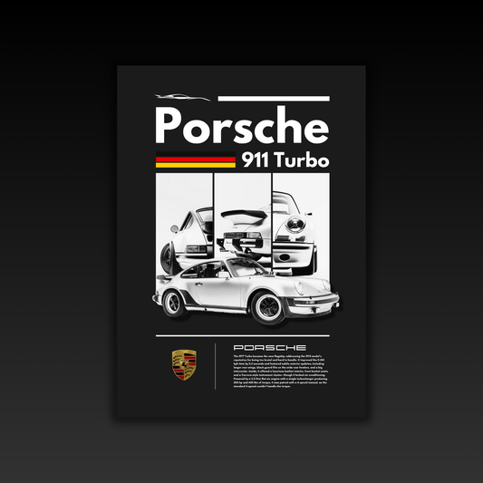 Porsche 911 Turbo - Poster