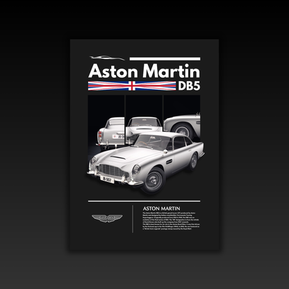 Aston Martin DB5 - Poster