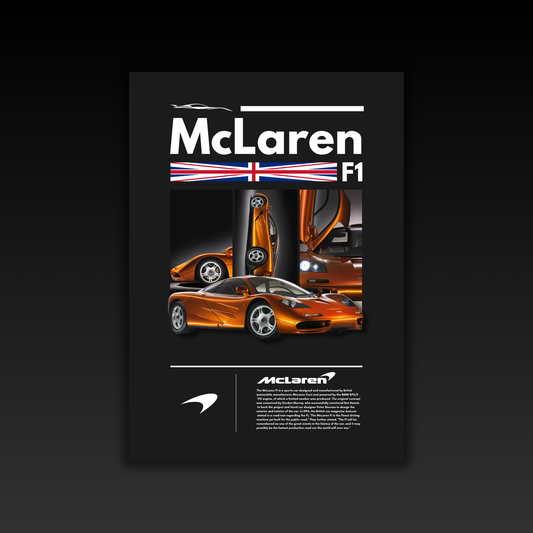 McLaren F1 - Poster